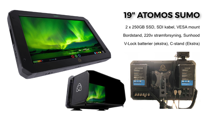 Lej en 19″ Atomos Sumo